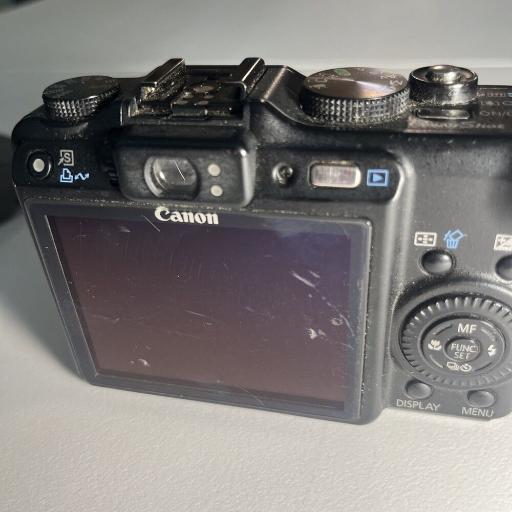 Canon PowerShot G9 Compact Digital Camera -Black- Tested with battery pack - Picture 3 of 6